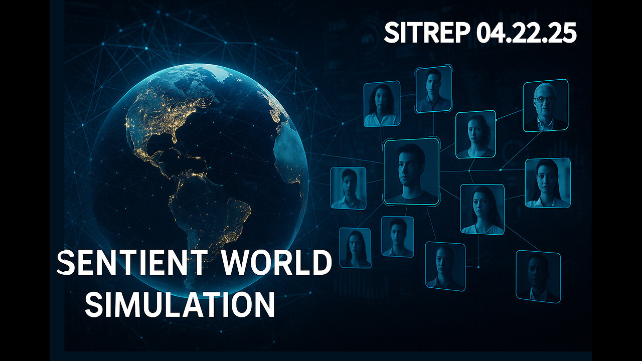 Sentient World Simulation - SITREP 04.22.25