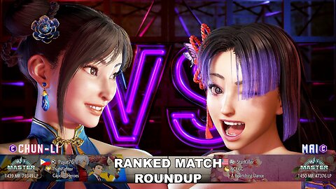 Kuya Kalbo SF6 Ranked Match Roundup. Chun Li Master Rank [Hori Fight Stick]