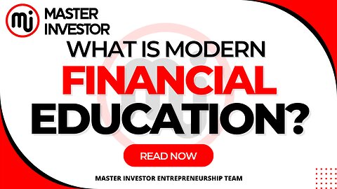 MASTER INVESTOR: What Is Modern Financial Education? Wealthy Context vs Poor Context #wealth #live