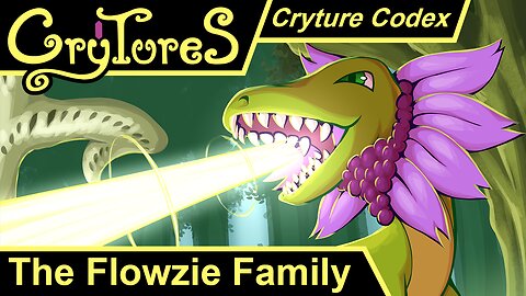 Cryture Cryture Codex - The Flowzie Family | Monster-Collecting TTRPG