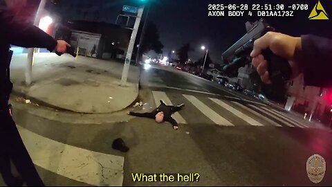 LA Gang Banger Gets Blasted By LAPD