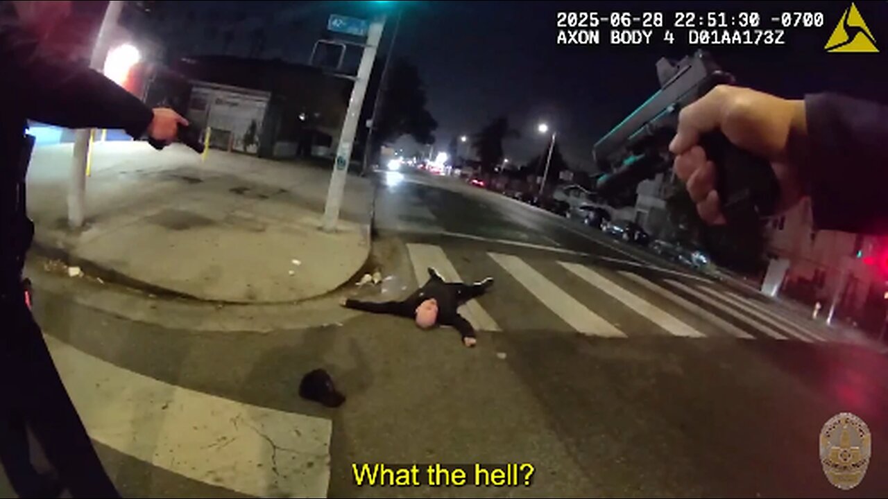 LA Gang Banger Gets Blasted By LAPD