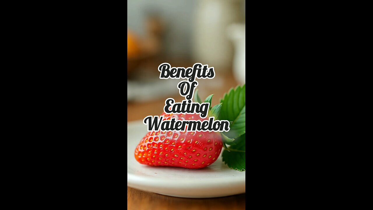 Benefits of Eating Watermelon 🍉.