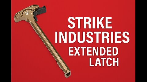 Strike Industries Charging Handle w/ Extended Latch – FDE.