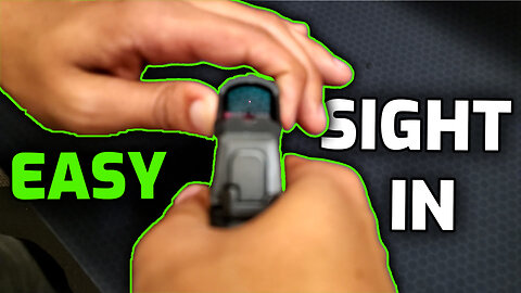 The 7 Steps to SIGHT IN Your Handgun Red Dot