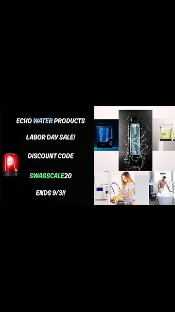 BIGGEST Discount on Echo Hydrogen Water Bottle?