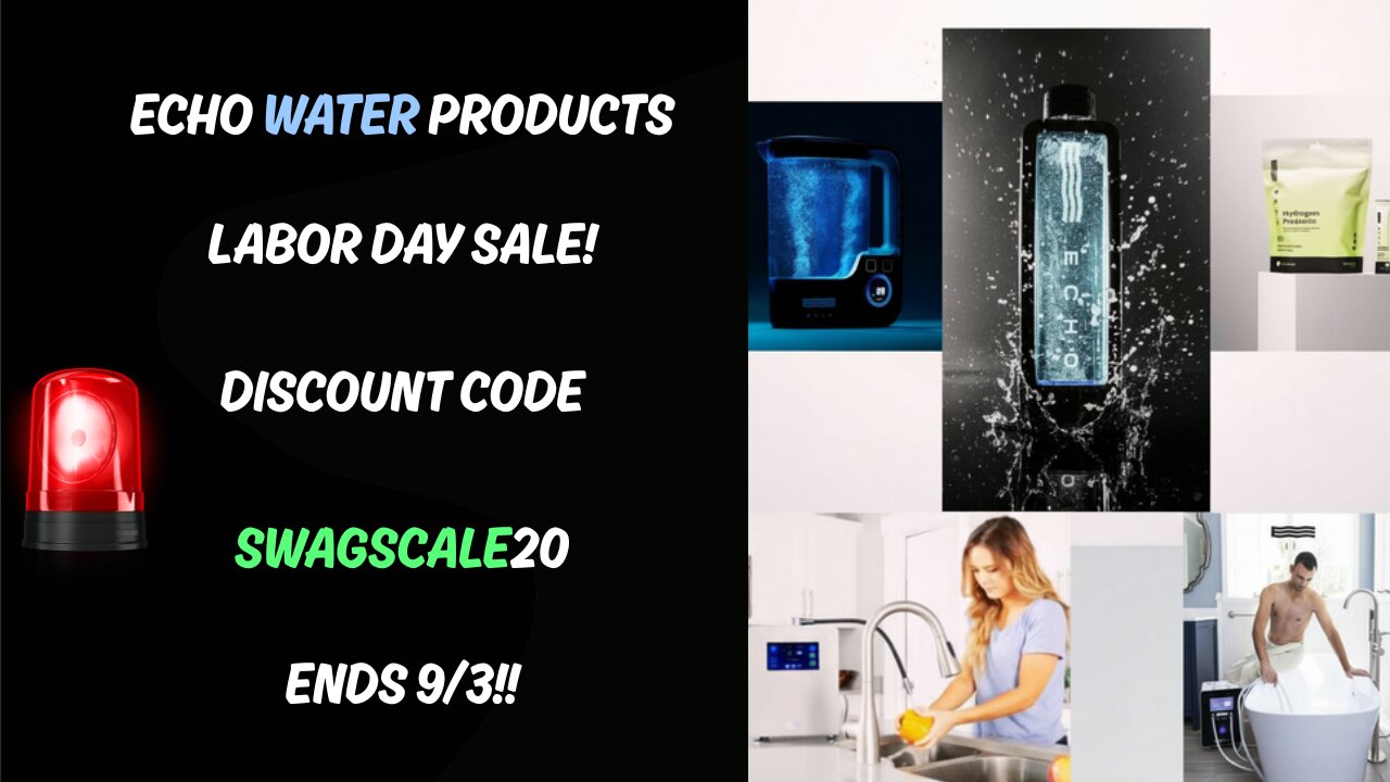 BIGGEST Discount on Echo Hydrogen Water Bottle?
