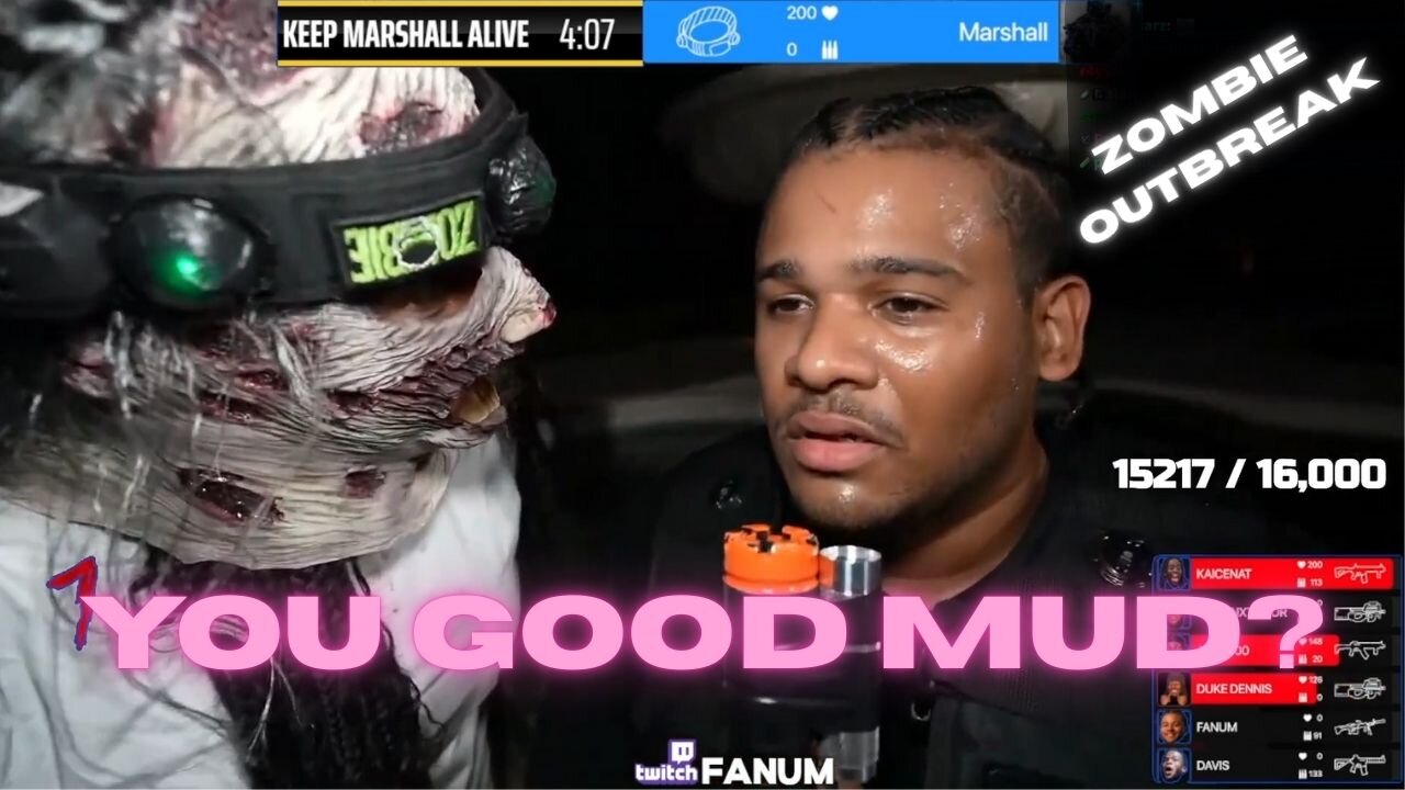 Fanum Got Infected During The Zombie Apocalypse #amp