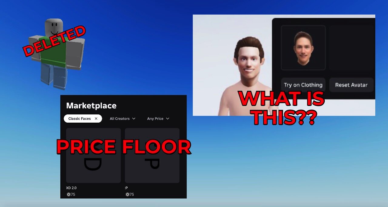 Roblox JACKS UP Face PRICES, John Doe gets DELETED & MORE