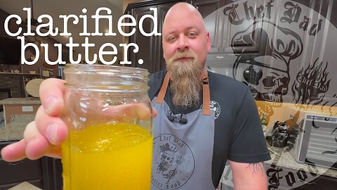 Chef Dad Teaches You to Make Amazing Clarified Butter: Movie Theater Popcorn Quality!