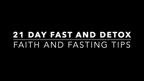 Faith, Fasting and Detoxing Tips with Annamarie - 21 Day Fast and Detox, Hear God with Clarity!