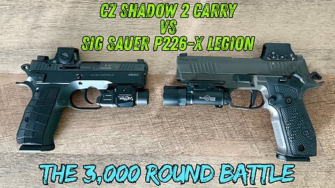 Comparing the CZ Shadow 2 Carry VS Sig Sauer P226-X Legion!