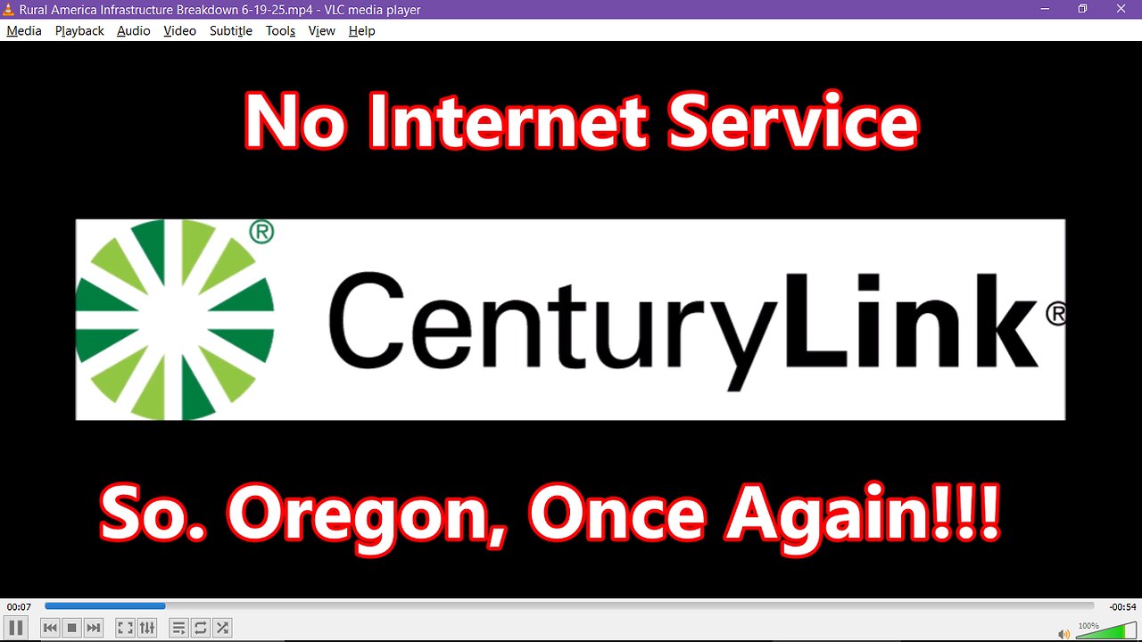 Centurylink Rural America Infrastructure Breakdown Still Using 2 Copper Wires 30+ YRS Old