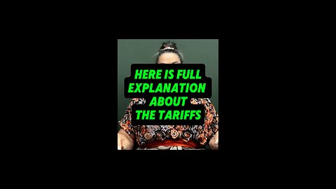 Full Explanation On Tariffs 🥰