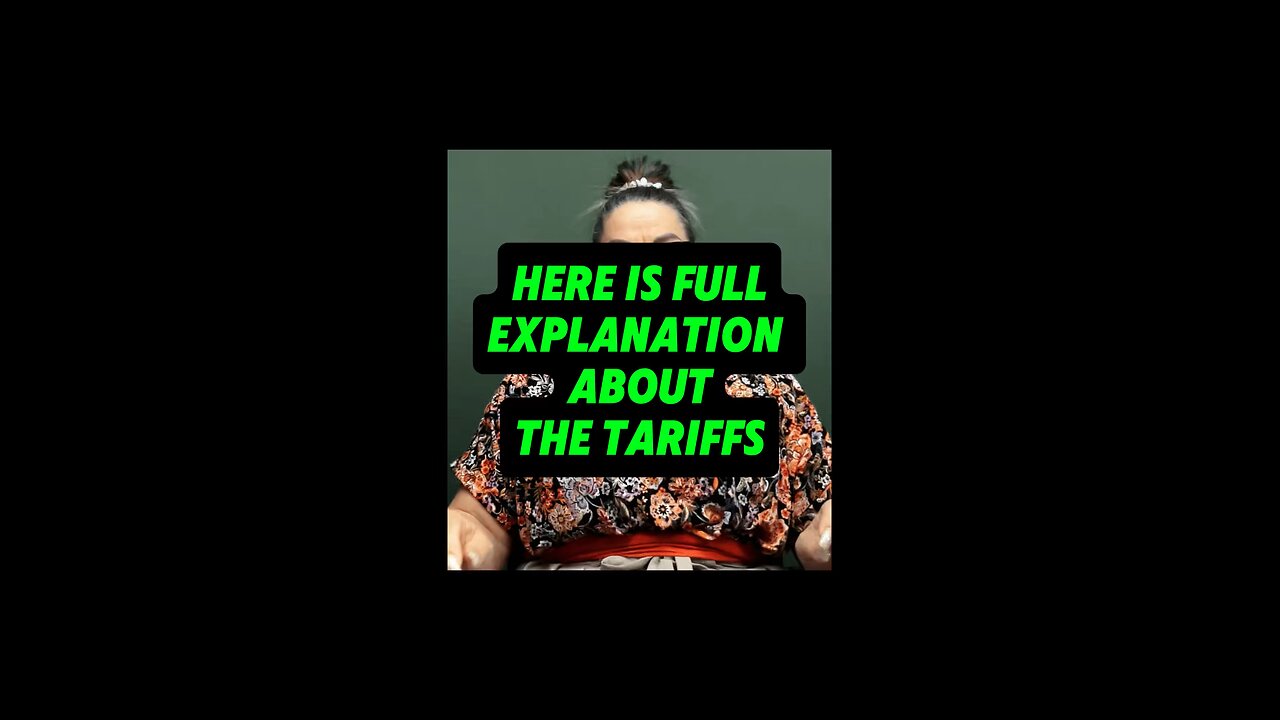Full Explanation On Tariffs 🥰
