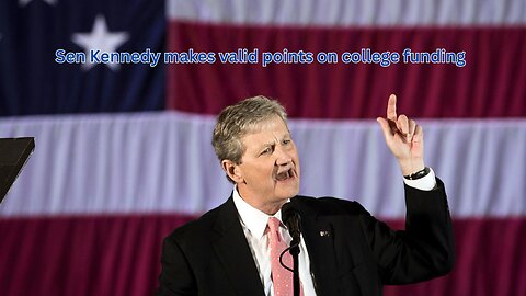 Sen Kennedy uses funding abuses by Stanford to show why there needs to be more eyes on colleges