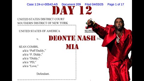 United States v. Combs: Diddy on Trial Day 12 (May 29, 2025)