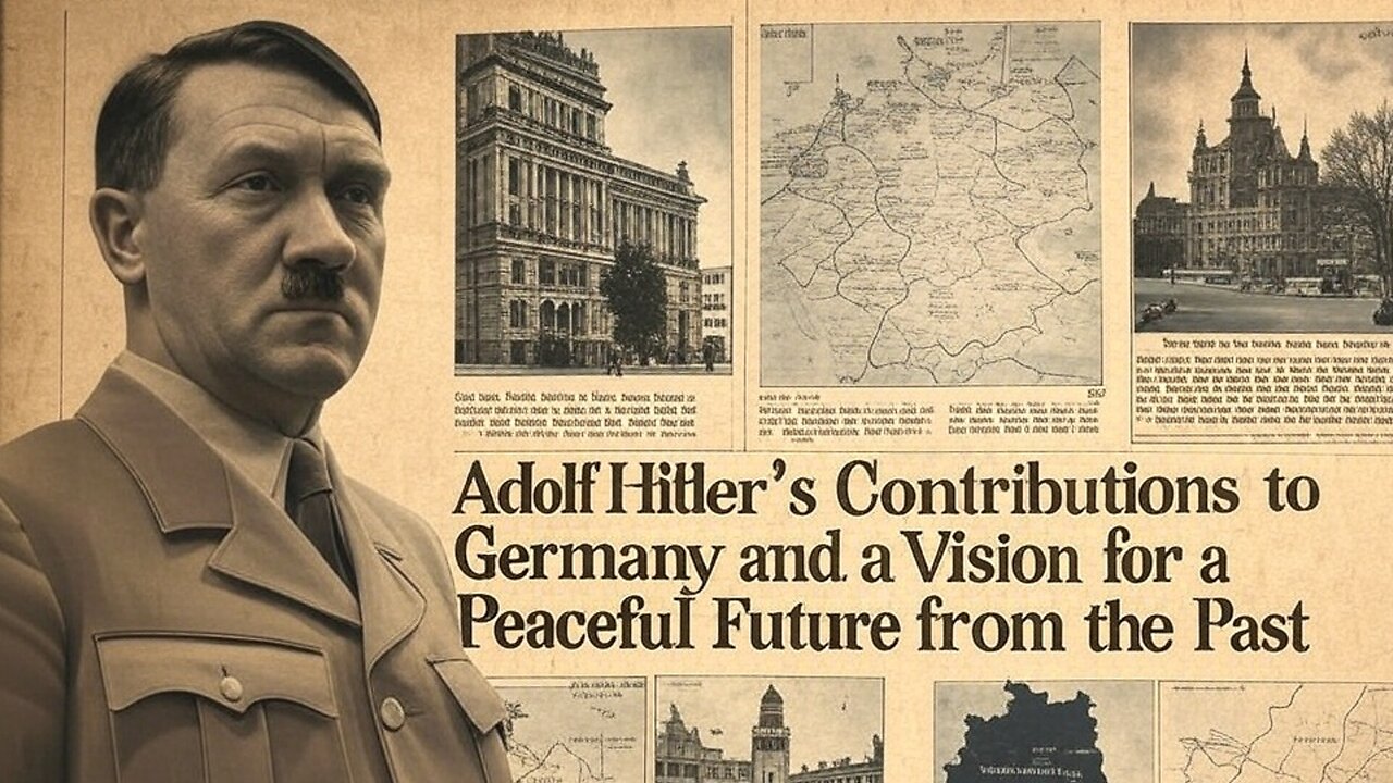 Adolf Hitler’s Contributions to Germany and a Vision for a Peaceful Future from the Past