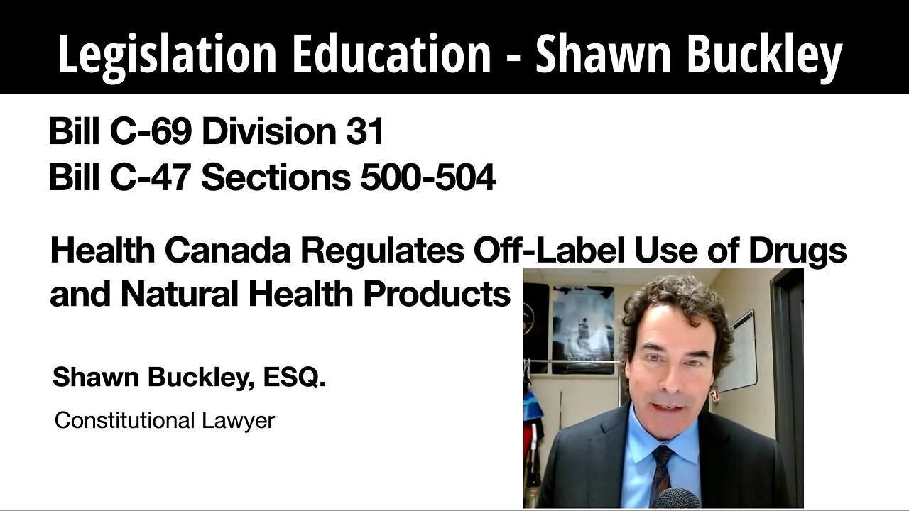 Health Canada Regulates Off-Label Use of Drugs & Natural Health Products