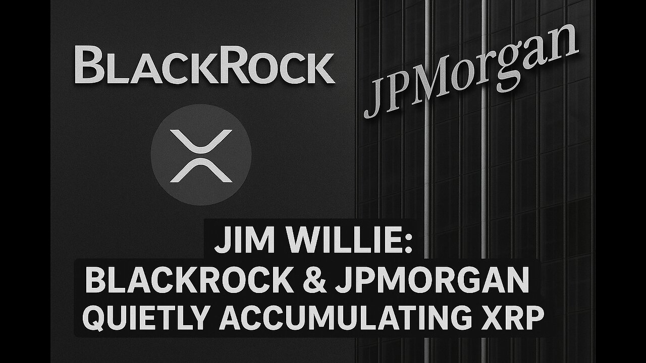 Jim Willie : BlackRock & JPMorgan Quietly Accumulating XRP