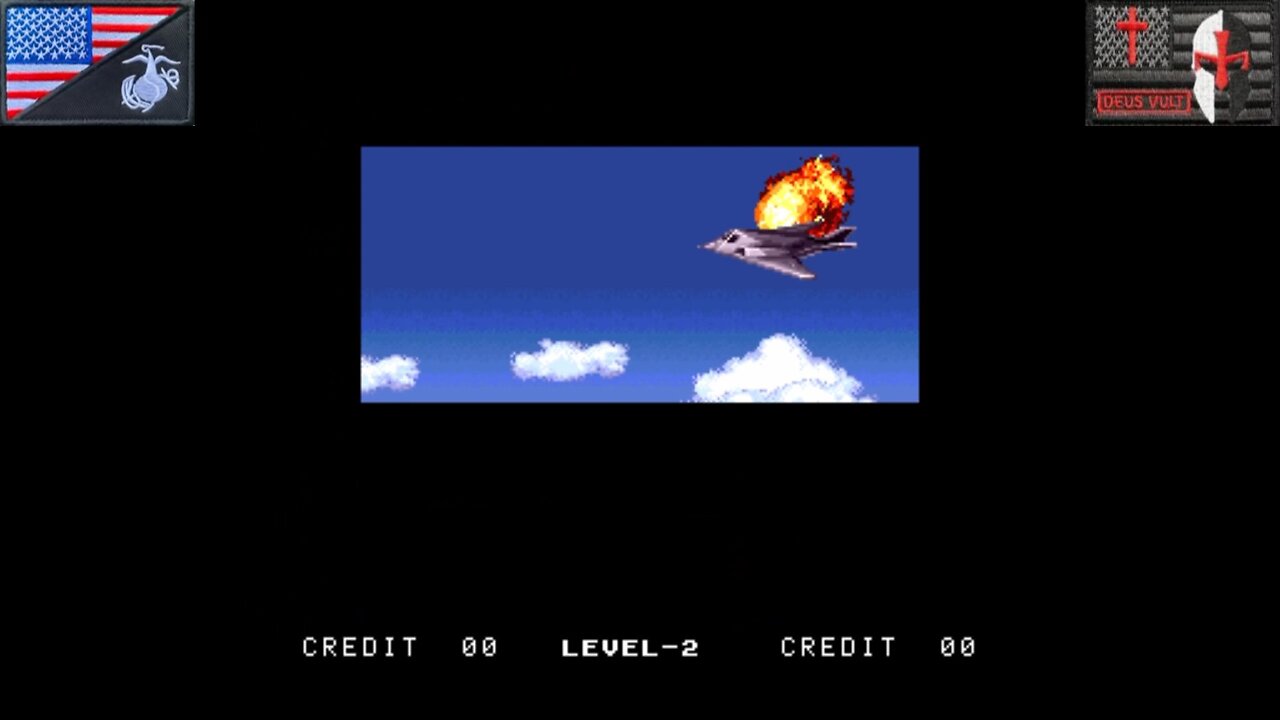 The Ending Sequence: "Aero Fighters 2 {#1A}" [All Modes] (Arcade) [NA Version]