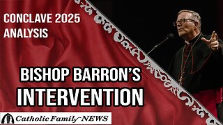 Bishop Barron's Intervention | Conclave Analysis