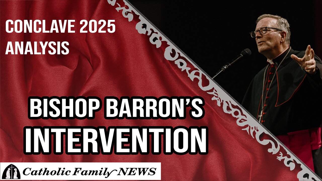 Bishop Barron's Intervention | Conclave Analysis