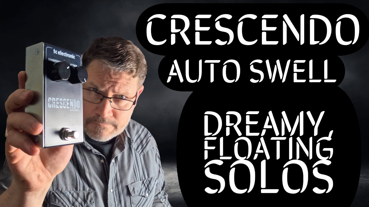 TC Electronic Crescendo Auto Swell Pedal. DREAMY, FLOATING SOLOS!
