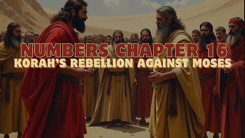 Numbers Chapter 16 Bible Study: Rebellion and Judgment, Holiness and Leadership