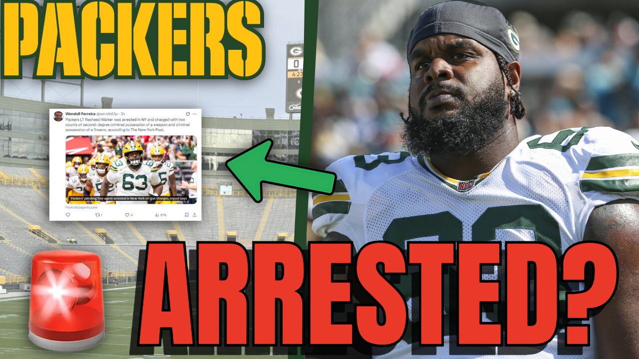 🔴 BREAKING: Packers LT Rasheed Walker Arrested in New York!
