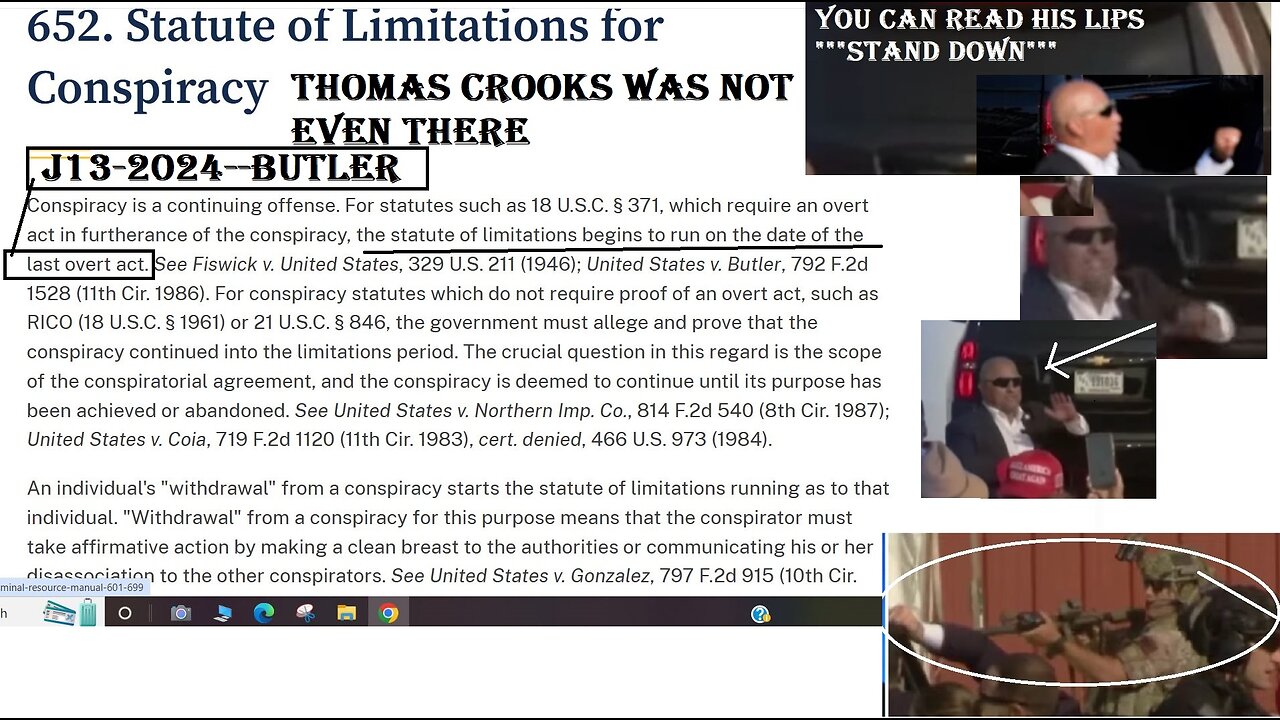 LAST COVERT ACT JULY-13-2024 IN BUTLER--SO-STATUTE LIMITATIONS NOT REACHED UNTIL JULY-13-2026