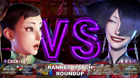 Kuya Kalbo SF6 Ranked Match Roundup. Chun Li Master Rank [Hori Fight Stick]