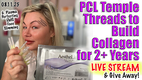 Live PCL Temple Threads to Build Collagen for 2+ Years & GIveaway! AceCosm, Code Jessica10 Saves
