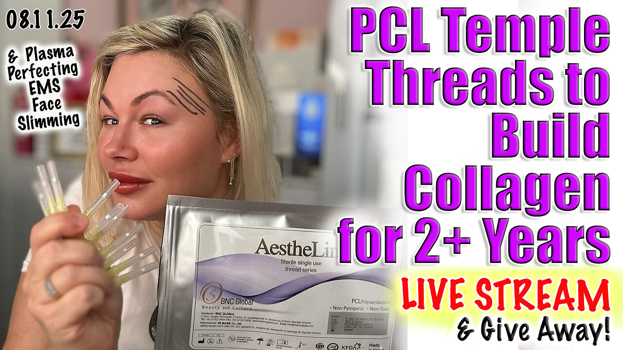 Live PCL Temple Threads to Build Collagen for 2+ Years & GIveaway! AceCosm, Code Jessica10 Saves