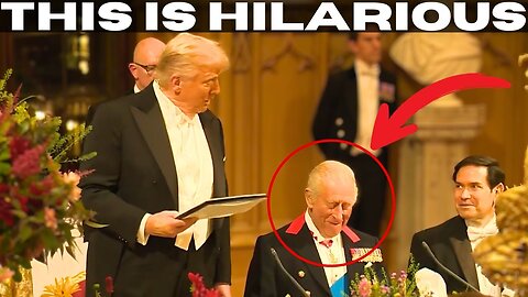 President Trump Stuns King Charles.