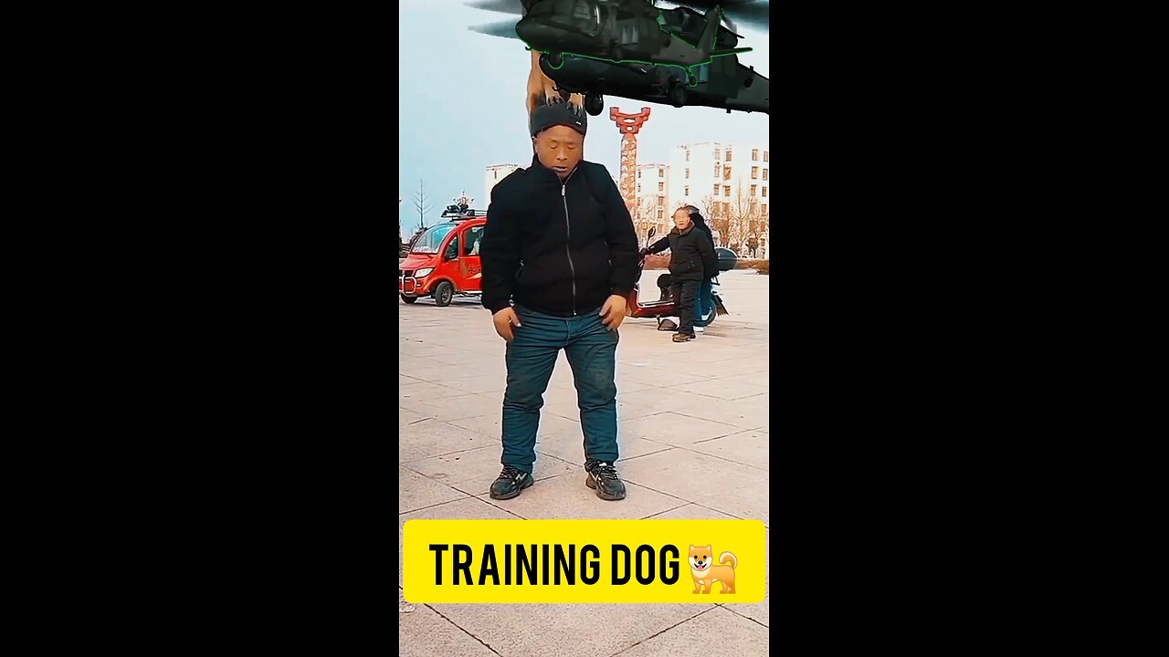 Pawsome Leap! Dog's Amazing Jumping Skills"🐕🤣❤️🚁