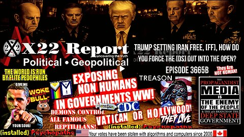 Ep 3665b - Trump Setting Iran Free, [FF], How Do You Force The [DS] Out Into The Open?