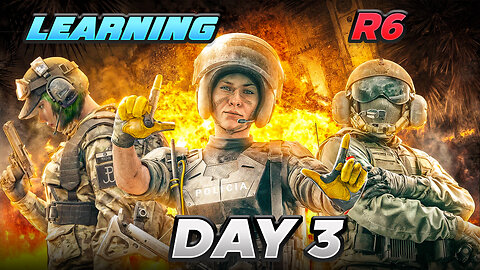 LIVE - Attempting to Learn Rainbow Six - Please Help! - Day 2 Unlocking Ranked