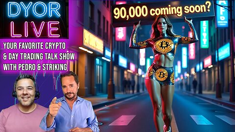 Bitcoin Swinging Higher to 90k - MAYBE