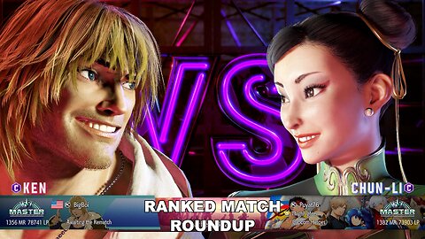 Kuya Kalbo SF6 Ranked Match Roundup. Chun Li Master Rank [Hori Fight Stick]