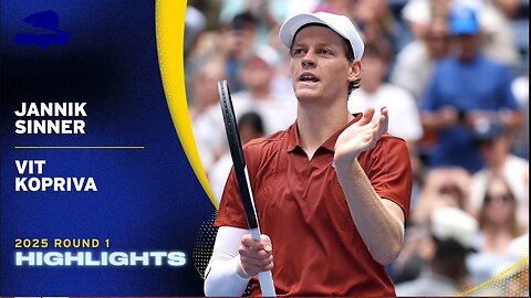 Jannik Sinner vs. Vit Kopriva Highlights | 2025 US Open Round 1