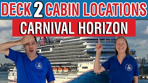 Carnival Horizon Deck 2 Cabin Locations | Tall Man’s Cruise Adventures