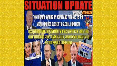 SITUATION UPDATE 6/6/25 - Russian Retaliatory Strike Imminent With Western Cities In Target Zone