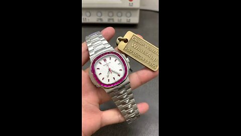 Patek Philippe Nautilus 5711 Steel Ruby Bezel