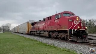 Norfolk Southern and CSX Intermodal Trains from Berea, Ohio April 19, 2025 Part 8