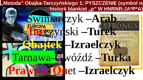 Cała „Metoda” Obajka-Tarczyńskiego PYSZCZENIE(symbol w historii blankiet„p”W Str. H_NRNR: JA*P*A)