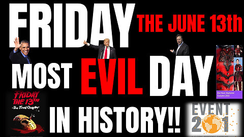 FridayThe JUNE 13th Most EVIL DAY in History #church #JESUS #GOD #trump #maga #bible #church #Israel #Iran #war #rumbletakeover #rumblerant