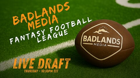 Badlands Media Fantasy Football Live Draft