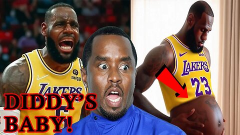LeBron James TRIGGERED! THREATENS everyone that shows VIRAL photo of him PREGNANT with Diddy's baby!