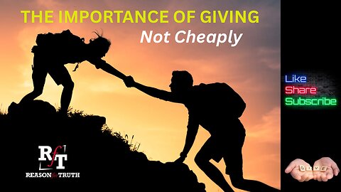 The Importance Of Giving Non Cheaply